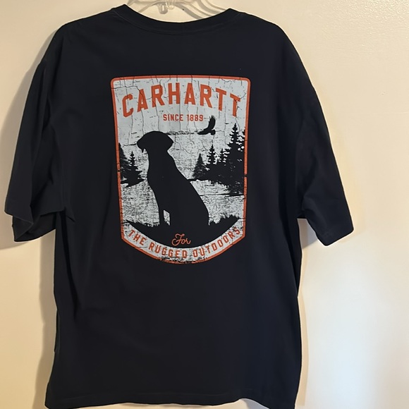 Carhartt Other - Carhartt Rugged outdoors dog black t-shirt size L original fit